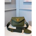 Replica LOUIS VUITTON NEW WAVE Shoulder Bag M56466 Olive green HY23252nB47