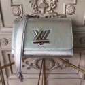 Replica Louis vuitton original epi leather TWIST MM M50332 silver HY12302nB47
