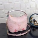 Replica Louis Vuitton Original Leather Hobo Bag M45697 Pink HY9265HB48