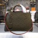 Replica Louis vuitton original mongram empreinte MONTAIGNE PM M43660 green HY19602nB47