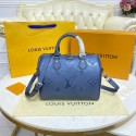Replica Louis Vuitton SPEEDY BANDOULIERE 25 M58947 blue HY9137YP94