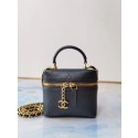 Replica Top Chanel Lambskin Crystal Calfskin & Gold-Tone Metal AS1889 black HY21740ll80