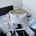Replica Top Chanel lambskin Shoulder Bag AS3242 white HY14544Vx24