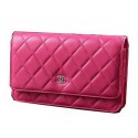 Replica Top Chanel Matelasse Wallet Sheepskin Leater A31557 Rose HY4324Vx24