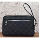 Replica Top Louis Vuitton Monogram Eclipse Canvas KASAI CLUTCH M41664 HY10557Cq58