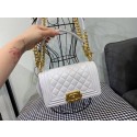 Small boy chanel handbag AS67085 white HY1185Kd37