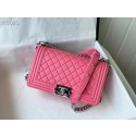 Top Chanel Boy Flap Original Caviar Leather Shoulder Bag A67086 rose HY15027lE56