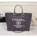 Top Chanel Canvas Leather Tote Shopping Bag 68047A HY427lE56
