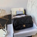 Top Chanel flap bag Calfskin & Gold-Tone Metal AS2231 black HY8822lE56