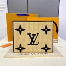 AAA 1:1 Louis Vuitton POCHETTE VOYAGE MM M30762 blue HY12447yF79