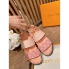 AAA 1:1 Louis Vuitton SANDAL 91082-4 Heel 2CM HY8067yF79