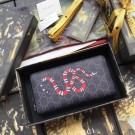 AAA Gucci GG Supreme zip around wallet 451273 black HY6159zK34
