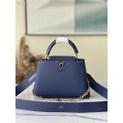 AAAAA Imitation Louis Vuitton CAPUCINES BB M48865 Navy Blue HY21606oT91