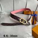 AAAAA Knockoff Louis Vuitton Belt 30MM LVB00005 HY895Pg26