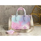 Best Louis Vuitton ONTHEGO Dip Dye Pastel Small M59856 Pink&Blue HY19101Ml87