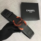 Best Replica Chanel Wide leather belt with 53 mm CC4268 black HY3051bj75