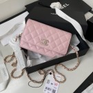 Chanel Grained Calfskin small Shoulder Bag AP2734 pink HY115dV68