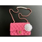 Chanel MINI Flap Bag Original Sheepskin Leather 1116 Plum HY18738lq41