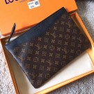 Cheap Louis vuitton original Monogram Canvas DAILY POUCH M62048 black HY09sJ42