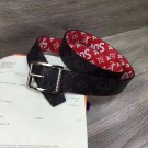 Fake Louis Vuitton 40mm Monogram Belt M5898 Silver HY3919GR32