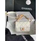 Imitation 1:1 Chanel MINI FLAP BAG AS3368 white HY128LT32