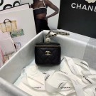 Knockoff chanel small vanity with chain AP2118 black HY18341NL80