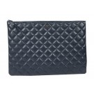 Knockoff High Quality Chanel A69254 A69253 Clutch Bag Original Cannage Pattern Leather Royal HY18807Lg12