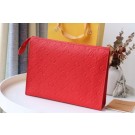 Louis Vuitton Monogram Empreinte POCHETTE VOYAGE MM M41058 red HY8908Gm74