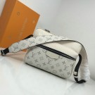 Replica Louis Vuitton Monogram Canvas Messenger PM White M43845 HY14922AP18