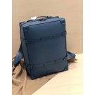 Replica Louis vuitton original SOFT TRUNK Backpack M44752 blue HY14Ye83