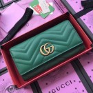 Top Gucci GG Marmont Continental Wallet 443436 Green HY19736yq38