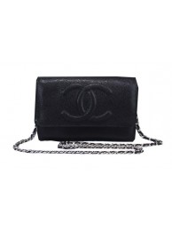 AAA 1:1 Chanel Cannage Pattern Leather Flap Shoulder Bag A8892 Black HY18287yF79