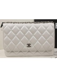AAA 1:1 Chanel mini Flap Bag Original Sheepskin Leather A33814 OffWhite HY20842yF79