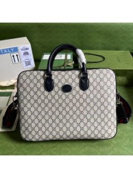 AAA 1:1 Gucci Business case with Interlocking G 674140 Blue HY8432yF79