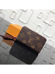 AAA 1:1 Louis vuitton original monogram canvas ZIPPY MULTICARTES M61299 HY37yF79