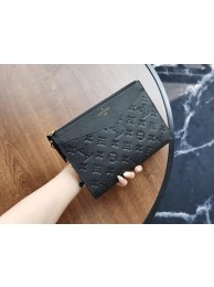 AAA 1:1 Louis Vuitton Original Monogram Empreinte Clutch bag MELANIE M68705 black HY19747yF79