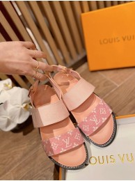 AAA 1:1 Louis Vuitton SANDAL 91082-4 Heel 2CM HY8067yF79