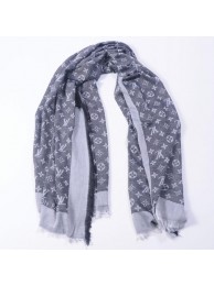 AAA 1:1 Louis Vuitton Scarves Cotton WJLV091 Gray HY15057vi59