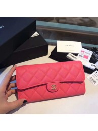 AAA Chanel long flap wallet A80759 rose HY8714zK34