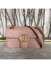 AAA Gucci Now GG Marmont Mini Shoulder Bag 446744 Light Pink HY20759zK34