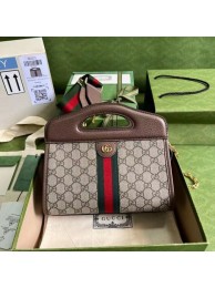 AAA Gucci Ophidia small tote with Web 693724 brown HY20029zK34