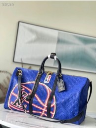 AAA Louis Vuitton KEEPALL BANDOULIERE 55 M21105 blue HY18204zK34
