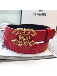 AAA Replica Chanel Calf Leather Belt Wide with 32mm 56608 HY1758VB75