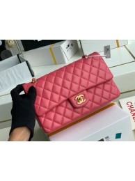 AAA Replica Chanel Flap Shoulder Bag Original Sheepskin leather A1112 pink HY20620Oy84