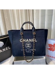 AAA Replica Chanel large shopping bag A66941 royal blue HY3948VB75