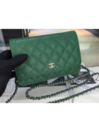 AAA Replica Chanel mini Flap Bag Cannage Pattern A8373 Green HY10400Oy84