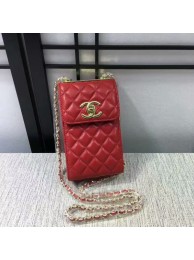 AAA Replica Chanel Sheepskin Leather Shoulder Bag 84074 Red HY22417cf50