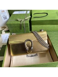 AAA Replica Gucci Dionysus Blooms Leather Shoulder Bag 499623 gold HY18037cf50