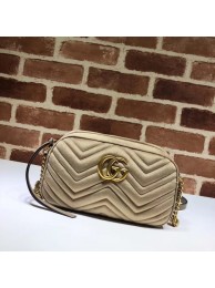 AAA Replica GucciGG Marmont velvet small shoulder bag 447632 Khaki HY26943VB75