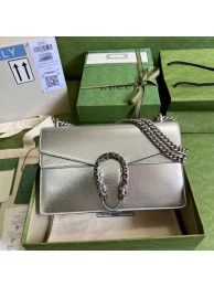 AAA Replica Guccy Dionysus medium shoulder bag 400249 Silver HY12708VB75
